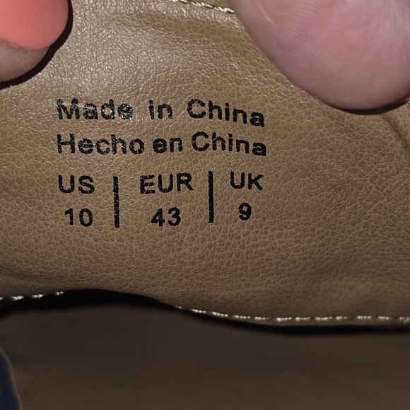 HAWKER RYE MENS ABELU CANVAS SPORT DERBY SHOE BEIGE TAN SIZE 10 - Picture 12 of 12